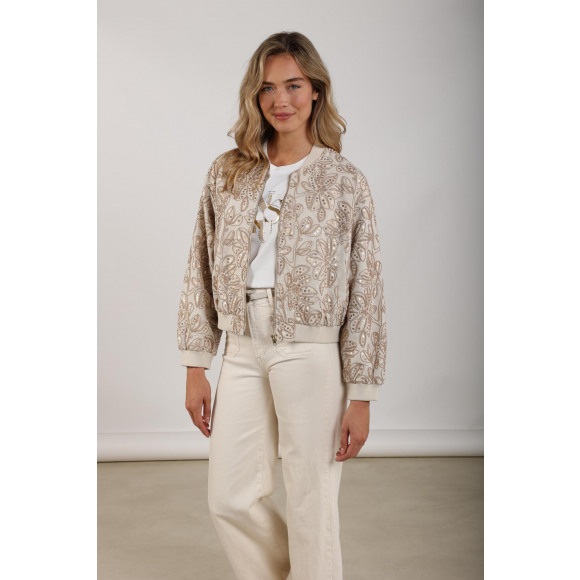 Nukus - Beige | Dames | Jasje | Beige | 3XL | regular | Kamst mode