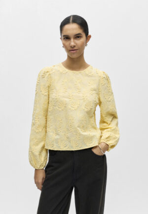 Object - Geel | Dames | Blouse | Geel | 34 | regular | Kamst mode
