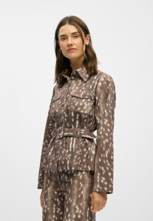 Object - Bruin | Dames | Jas | Bruin | 36 | regular | Kamst mode