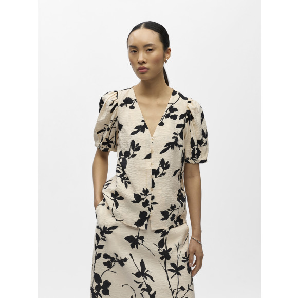 Object - Beige | Dames | Top | Beige | 44 | regular | Kamst mode
