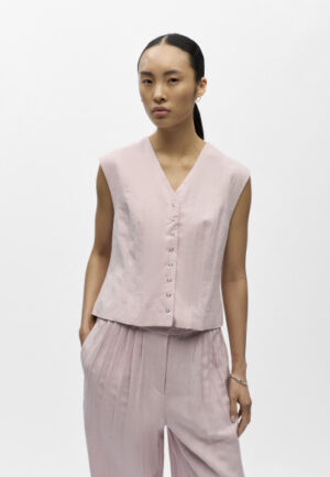 Object - Paars | Dames | Gilet | Paars | 34 | regular | Kamst mode