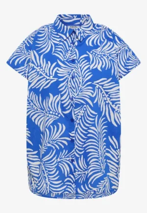 Alternative view of Overhemdblouse met korte mouwen en print