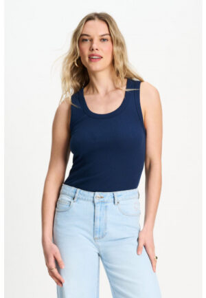 Pom Amsterdam - Blauw | Dames | Top | Blauw | 38 | regular | Kamst mode