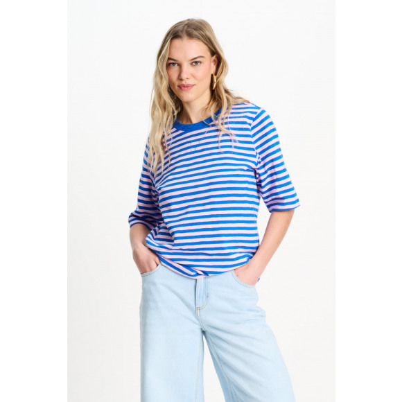 Pom Amsterdam - Blauw | Dames | Top | Blauw | 40 | regular | Kamst mode