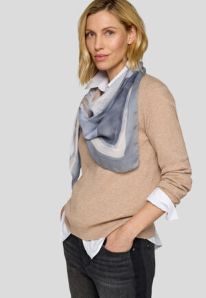 Rabe - Grijs | Dames | Sjaal | Grijs | One Size | regular | Kamst mode