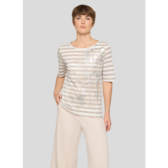Rabe - Beige | Dames | Top | Beige | 38 | regular | Kamst mode