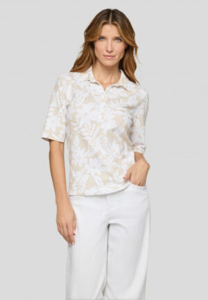 Rabe - Beige | Dames | Top | Beige | 48 | regular | Kamst mode