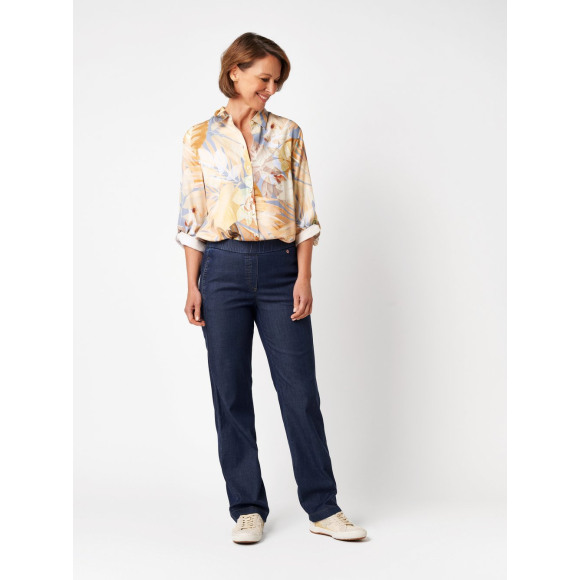 Toni - Blauw | unisex | Broek | Blauw | 46 | regular | Kamst mode