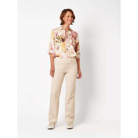 Toni - Wit | unisex | Broek | Wit | 46 | regular | Kamst mode