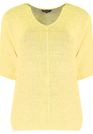 Bloomings - Geel | Dames | Trui | Geel | XL | regular | Kamst mode