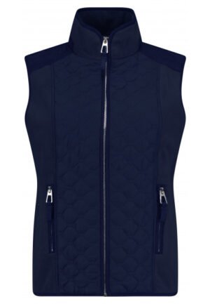 Bloomings - Blauw | Dames | Gilet | Blauw | M | regular | Kamst mode