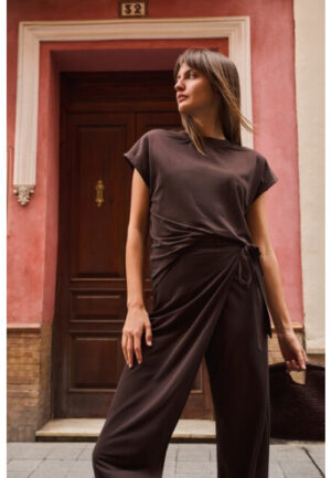 YAYA - Paars | unisex | Broek | Paars | 40 | regular | Kamst mode