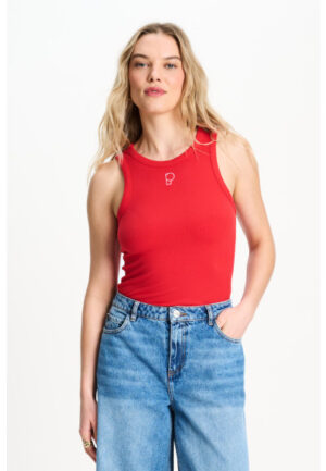 Pom Amsterdam - Rood | Dames | Top | Rood | 46 | regular | Kamst mode