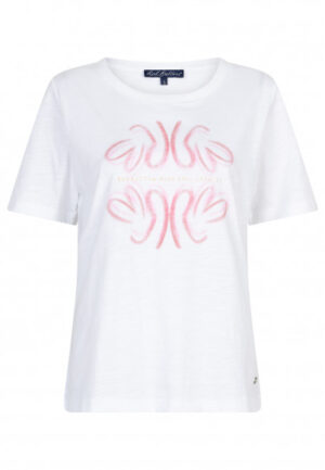 Red Button - Wit | unisex | Top | Wit | XS | regular | Kamst mode