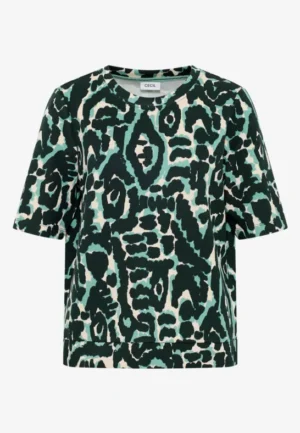 Alternative view of Shirt met Cupro Touch print