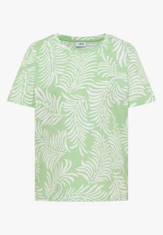 Shirt met ronde hals en print - Afbeelding 2