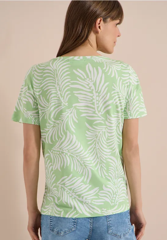 Shirt met ronde hals en print - Afbeelding 3