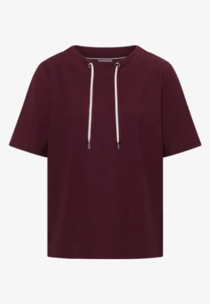 Alternative view of Shirt met ronde hals en trekkoord
