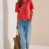 Straight Leg jeans met klinknageldetails