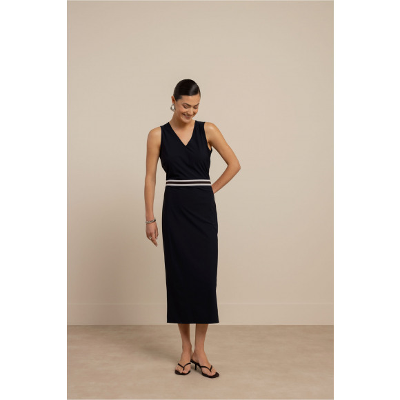 Studio Anneloes - Blauw | Dames | Jurk | Blauw | XXL | regular | Kamst mode
