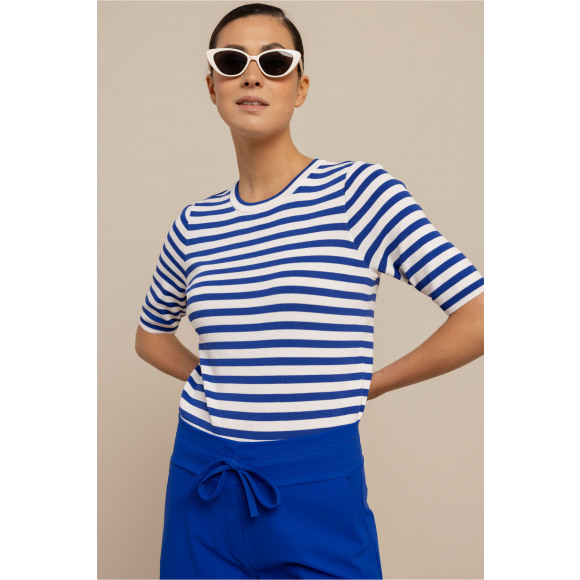 Studio Anneloes - Blauw | Dames | Top | Blauw | XS | regular | Kamst mode