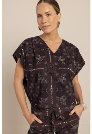 Studio Anneloes - Bruin | Dames | Top | Bruin | XS | regular | Kamst mode