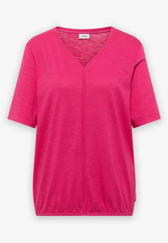 T-shirt met korte mouwen in tuniekstijl - Afbeelding 2