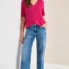 T-shirt met korte mouwen in tuniekstijl