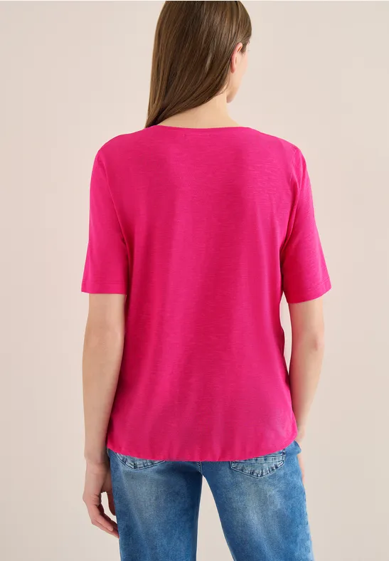T-shirt met korte mouwen in tuniekstijl - Afbeelding 3