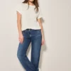 T-shirt met structuur