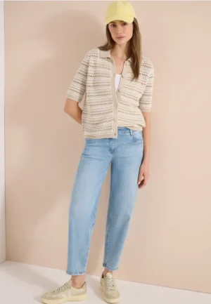 Vest met korte mouwen en polokraag