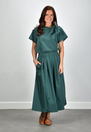 Weekend Max Mara rok WKDALPACA 006 DARK GREEN