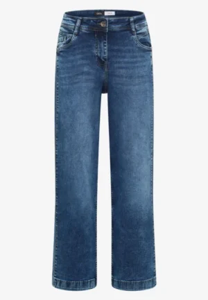 Alternative view of Wide Leg Jeans met galonstrepen