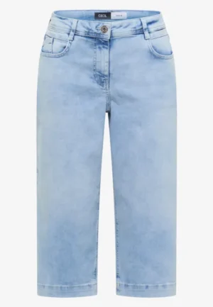 Alternative view of Wide Leg capri jeans in Loose Fit