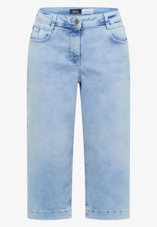Wide Leg capri jeans in Loose Fit - Afbeelding 2