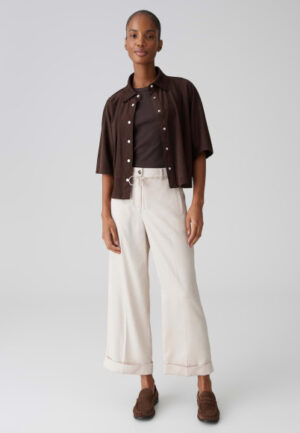 Opus - Wit | unisex | Broek | Wit | 38 | regular | Kamst mode