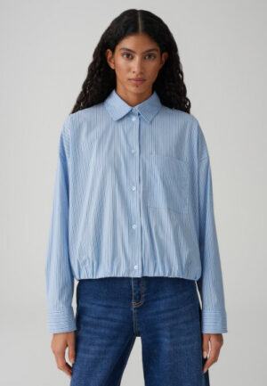 Opus - Blauw | unisex | Blouse | Blauw | 42 | regular | Kamst mode