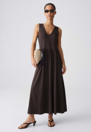 Opus - Bruin | unisex | Jurk | Bruin | 40 | regular | Kamst mode
