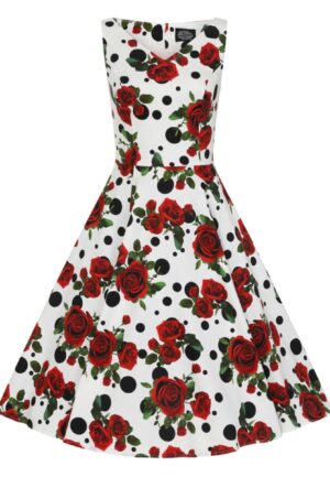 Heart & Roses Colette Floral Swing Dress-XL
