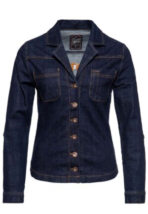 Queen Kerosin Blouse Motor Queen Service Denim-XXL