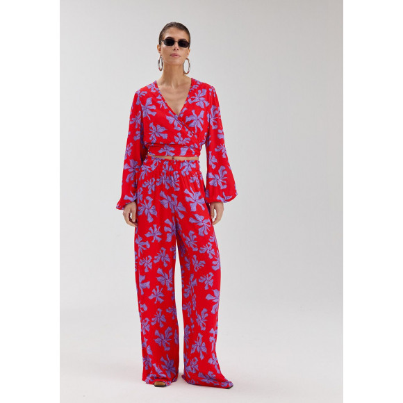 Harper & Yve - Rood | Dames | Broek | Rood | M | regular | Kamst mode