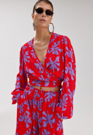 Harper & Yve - Rood | Dames | Blouse | Rood | S | regular | Kamst mode
