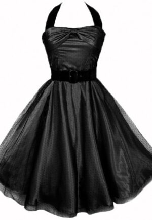 Hell Bunny Songstress Dress Black -XS | 38% korting