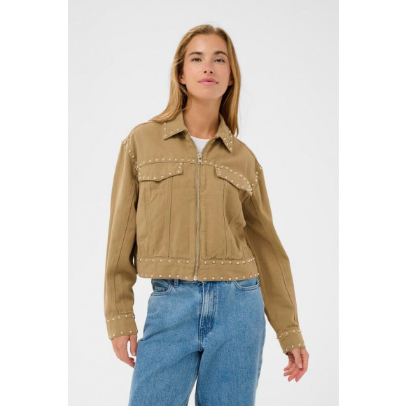 Kaffe - Bruin | unisex | Jasje | Bruin | 46 | regular | Kamst mode