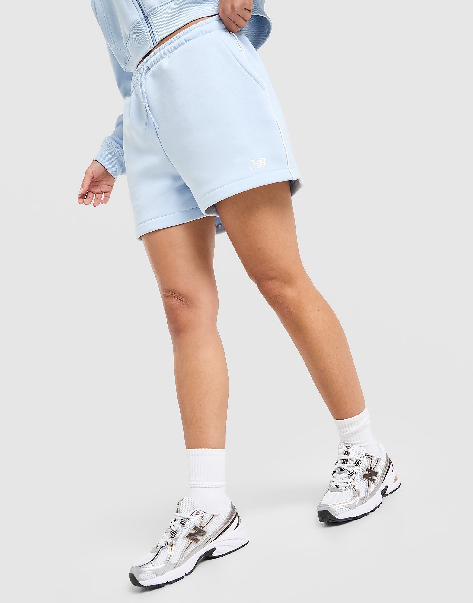 New Balance Pipe Shorts - Blauw- Dames, Blauw