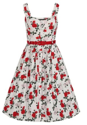 Collectif Jemina Rose Dance Swing Dress-XXXL