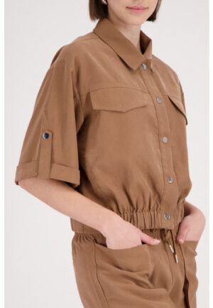 Monari - Bruin | unisex | Jasje | Bruin | 44 | regular | Kamst mode