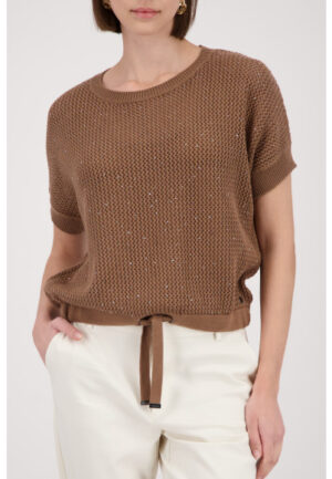 Monari - Bruin | unisex | Top | Bruin | 40 | regular | Kamst mode