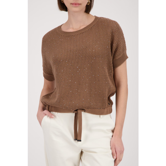 Monari - Bruin | unisex | Top | Bruin | 40 | regular | Kamst mode