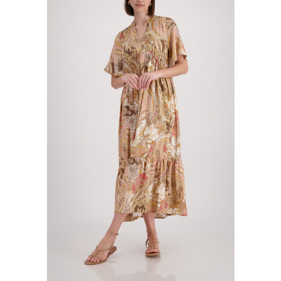 Monari - Bruin | unisex | Jurk | Bruin | 40 | regular | Kamst mode